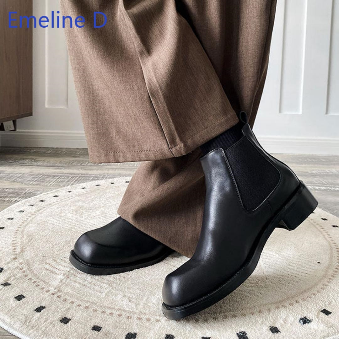 Men Square Toe Chelsea Boots E - Formal Men Daily Wear Footwear ulasan dan harga