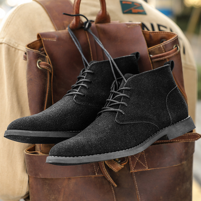 British Style Brown Chelsea Bo - Men Formal Wear With Boots ulasan dan harga