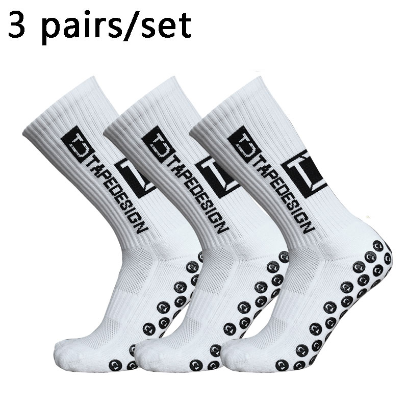 3 Pairs Anti-slip Soccer Socks - Sock Garter Men ulasan dan harga