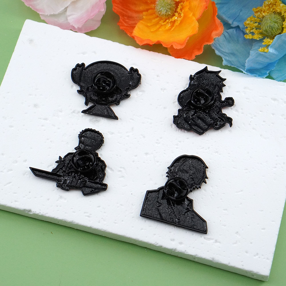 4Pcs Cartoon ONE PIECE Luffy B - Tuxedo Lapel Pin ulasan dan harga