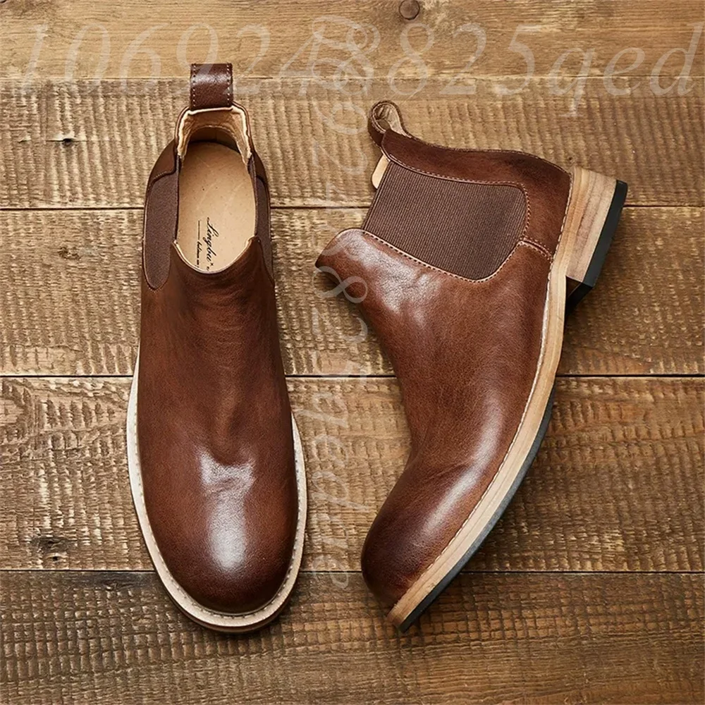 Men's Elastic Gores Chelsea An - Formal Men Daily Wear Footwear ulasan dan harga