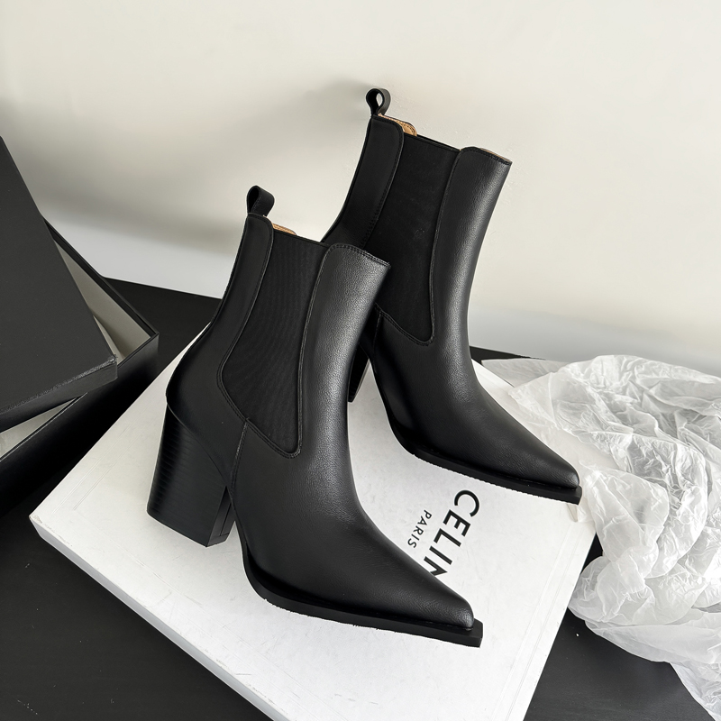 New 2027 Cow Leather Pointed T - Men Formal Wear With Boots ulasan dan harga