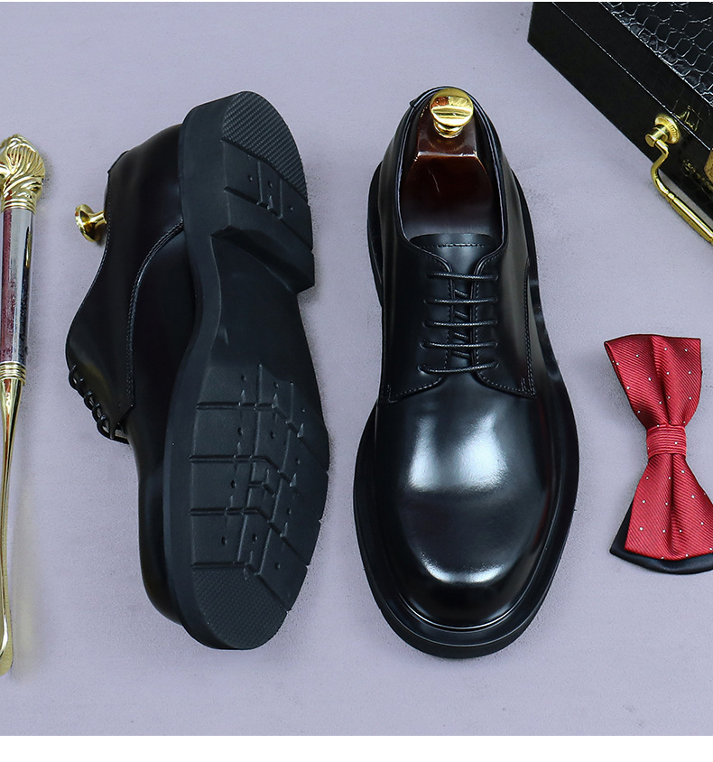Men's High Quality Genuine Lea - Formal Men Daily Wear Footwear ulasan dan harga