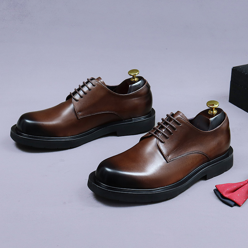 Men's High Quality Genuine Lea - Formal Men Daily Wear Footwear ulasan dan harga