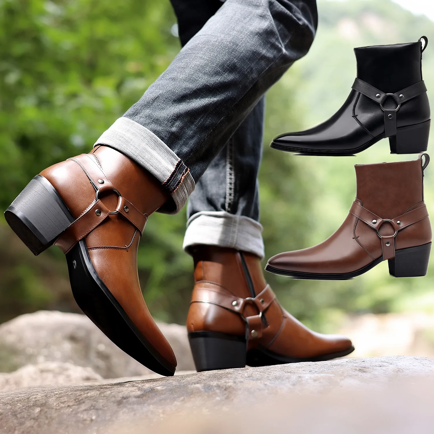 Classic Western Cowboy Knight  - Men Formal Wear With Boots ulasan dan harga
