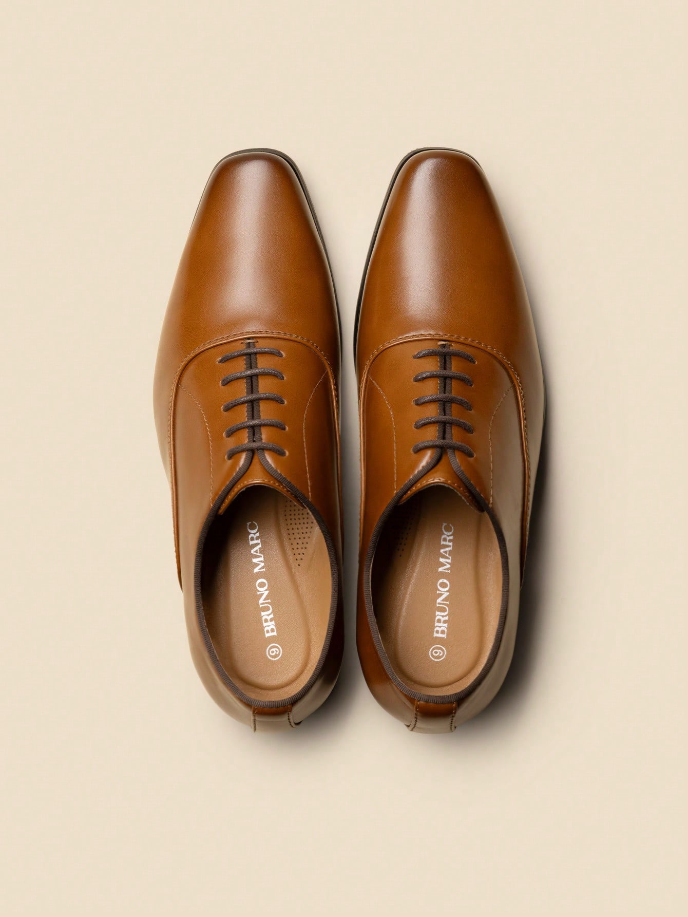 Brown Oxford Dress Shoes for M - Formal Men Daily Wear Footwear ulasan dan harga