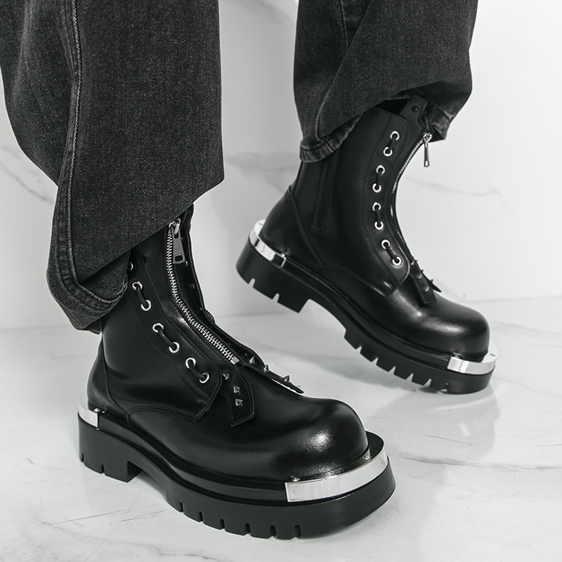 Men's thick soled boots Design - Men Formal Wear With Boots ulasan dan harga