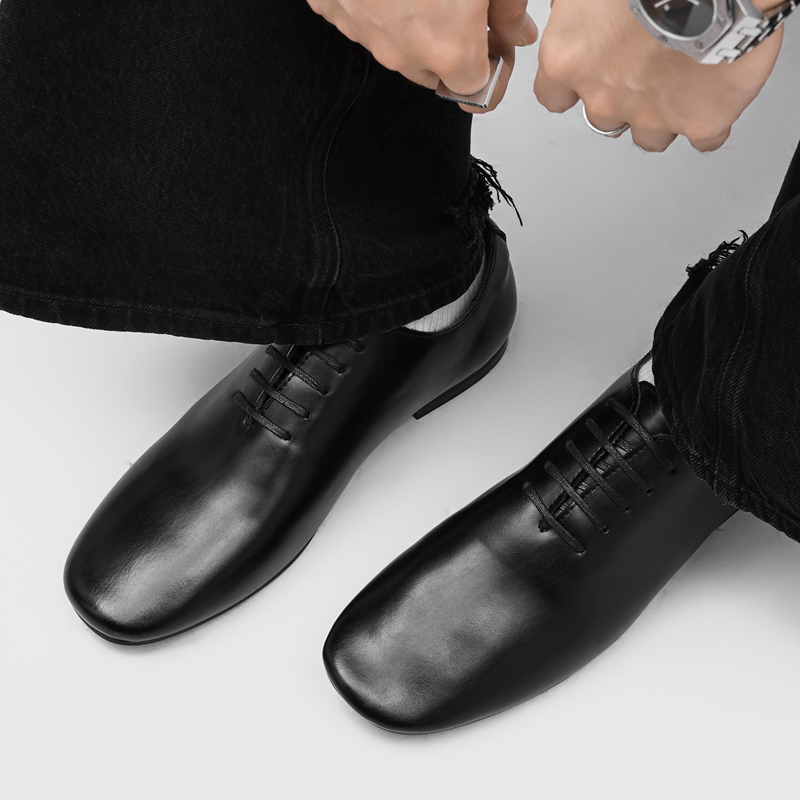 Men's Lace‑Up Oxford Dress Sho - Formal Men Daily Wear Footwear ulasan dan harga